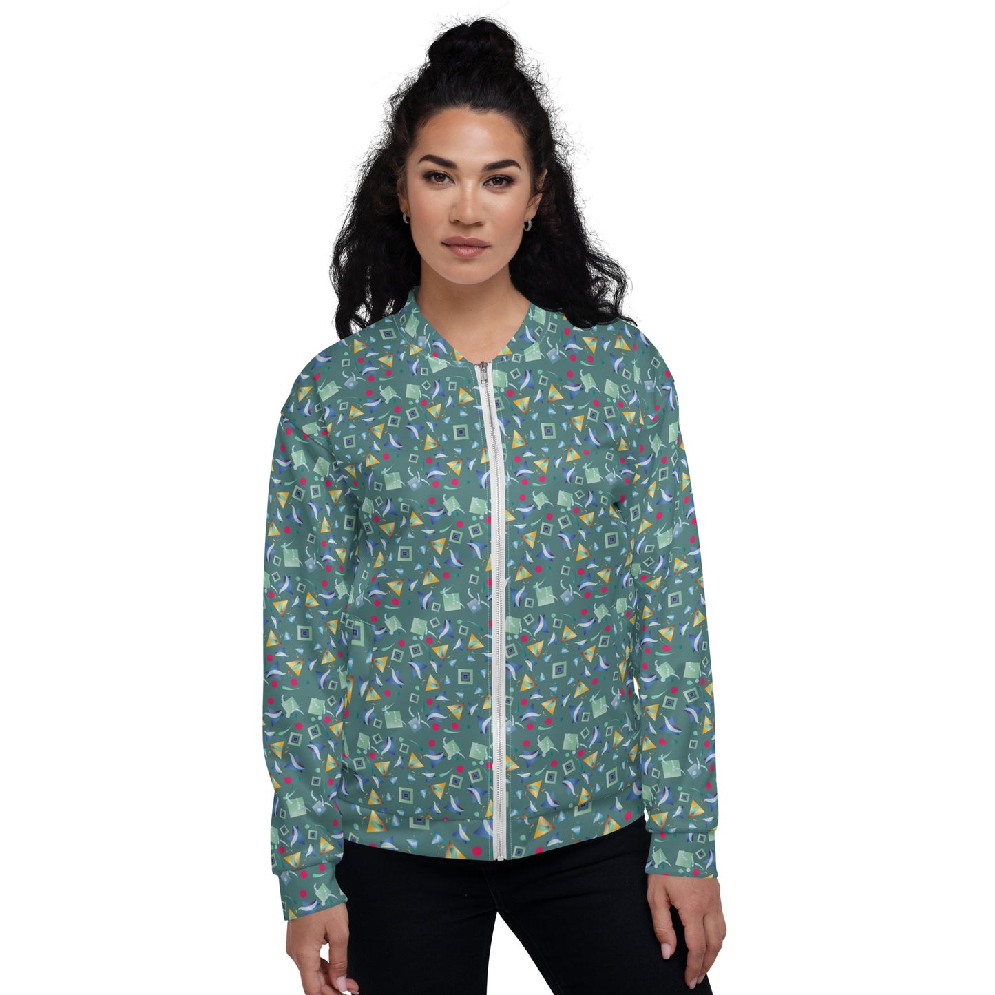 Unisex Bomber Jacket Kukloso Whimsical No 11 E Free Shipping