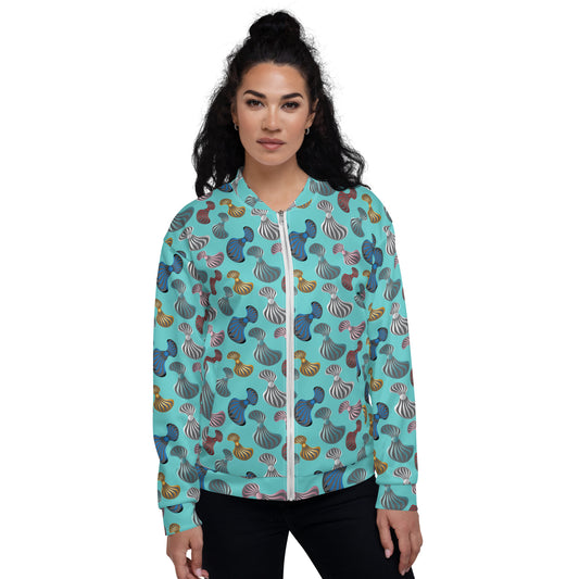 Unisex Bomber Jacket Kukloso Whimsical No 75 A Free Shipping