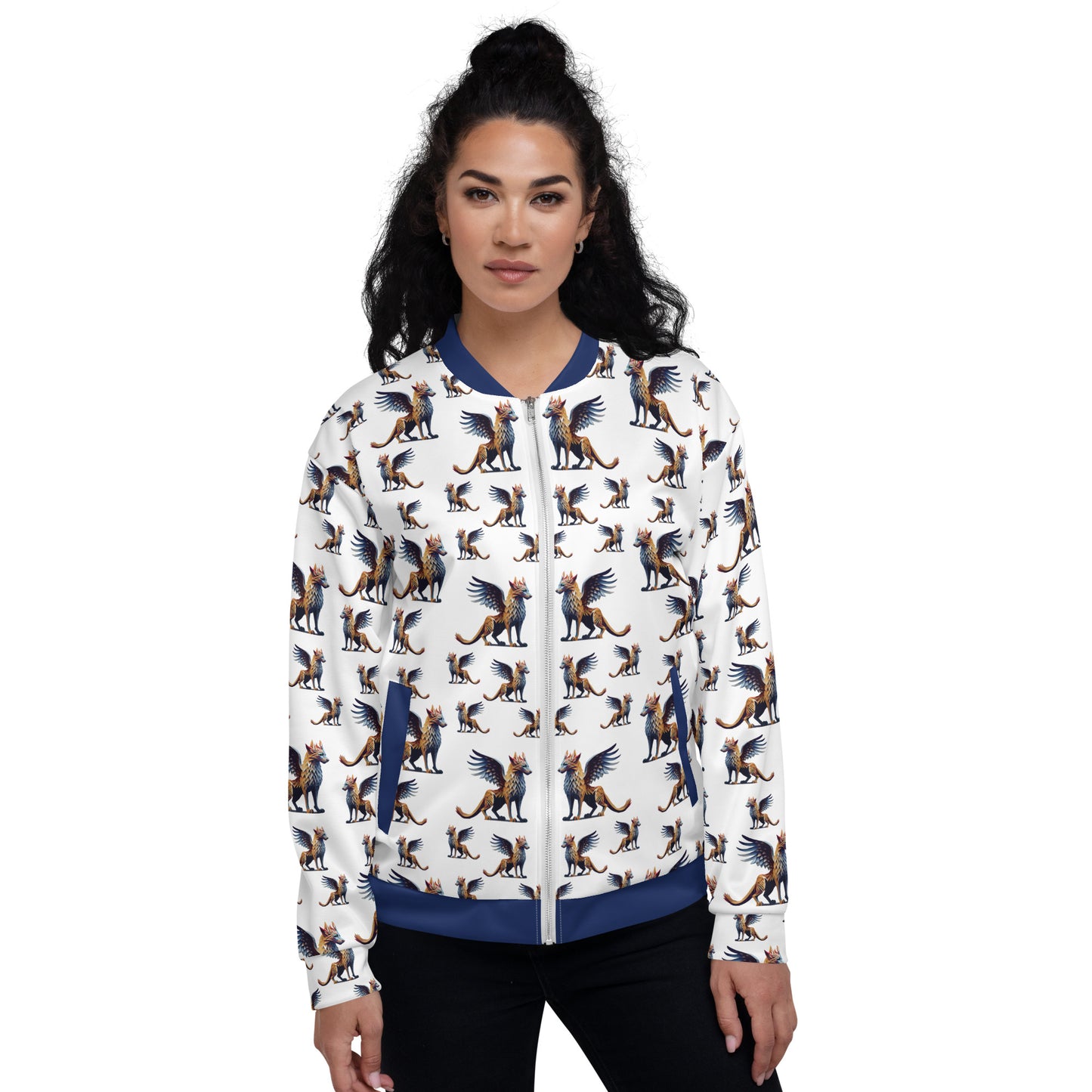 Unisex Bomber Jacket Kukloso Ancient Mythology No 1 - Free Shipping