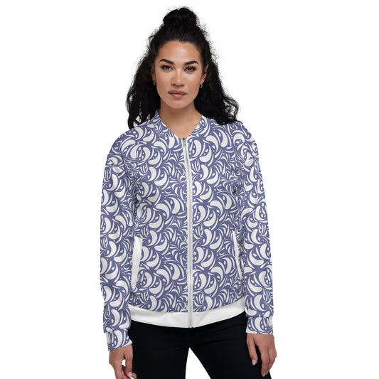 Unisex Bomber Jacket Kukloso Panopoly de fleuron No 6 - Free Shipping