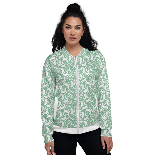 Unisex Bomber Jacket Kukloso Panopoly de fleuron No 8 - Free Shipping