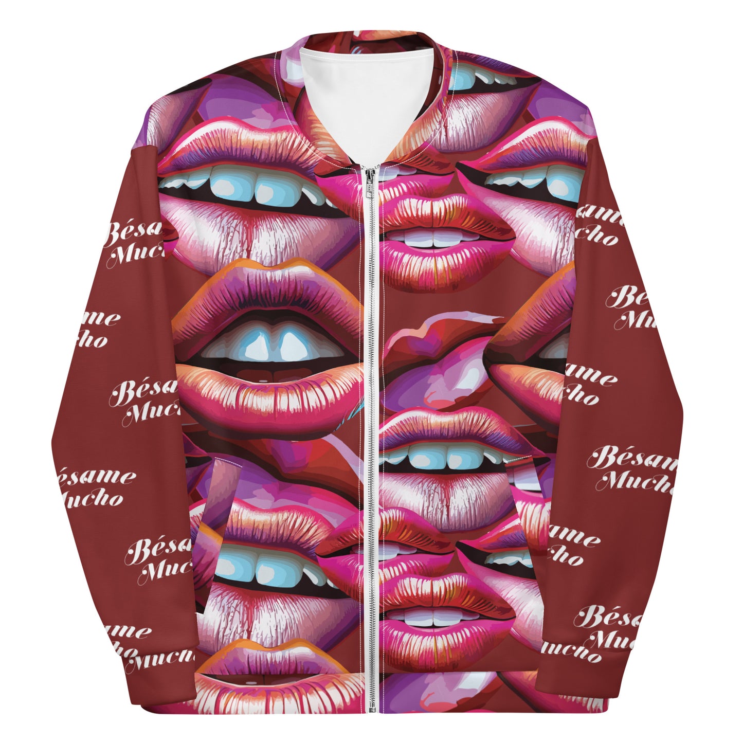 Unisex Bomber Jacket Kukloso Besame Mucho No 2 - Free Shipping