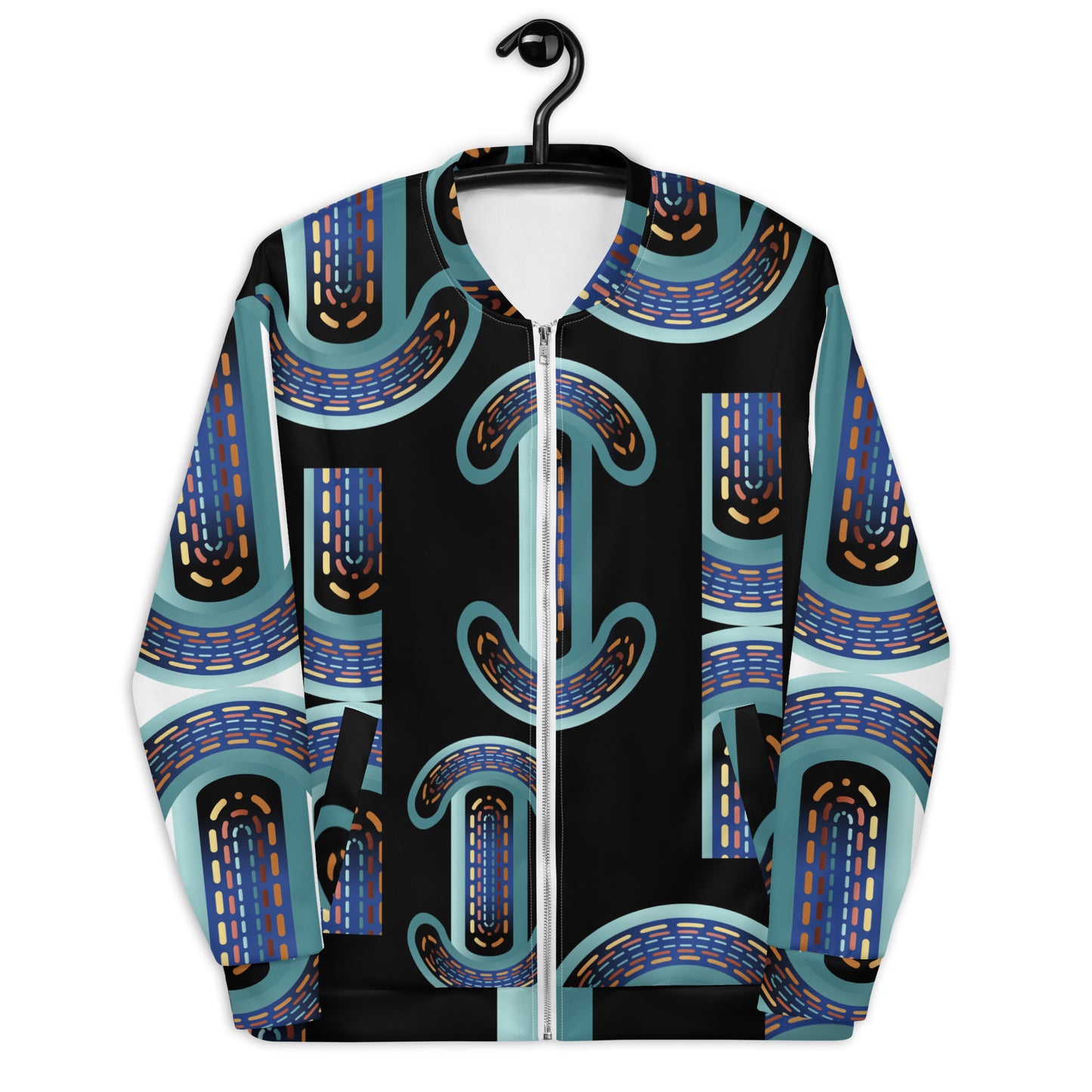 Unisex Bomber Jacket Kukloso Abstracticon No 2 - Free Shipping