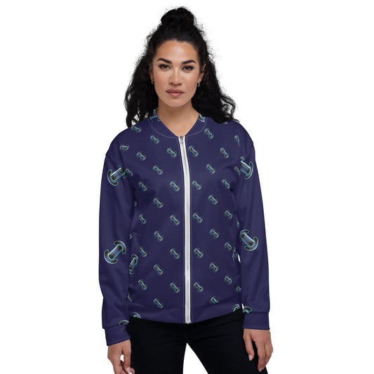 Unisex Bomber Jacket Kukloso Abstracticon No 5 - Free Shipping