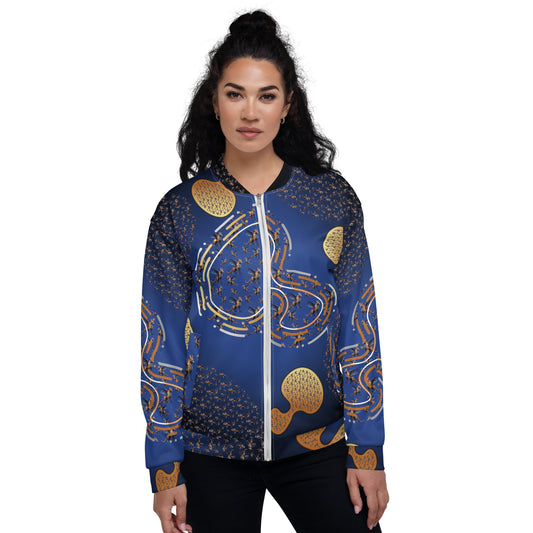 Unisex Bomber Jacket Kukloso Ancient Mythology No 3 Collage - Free Shipping