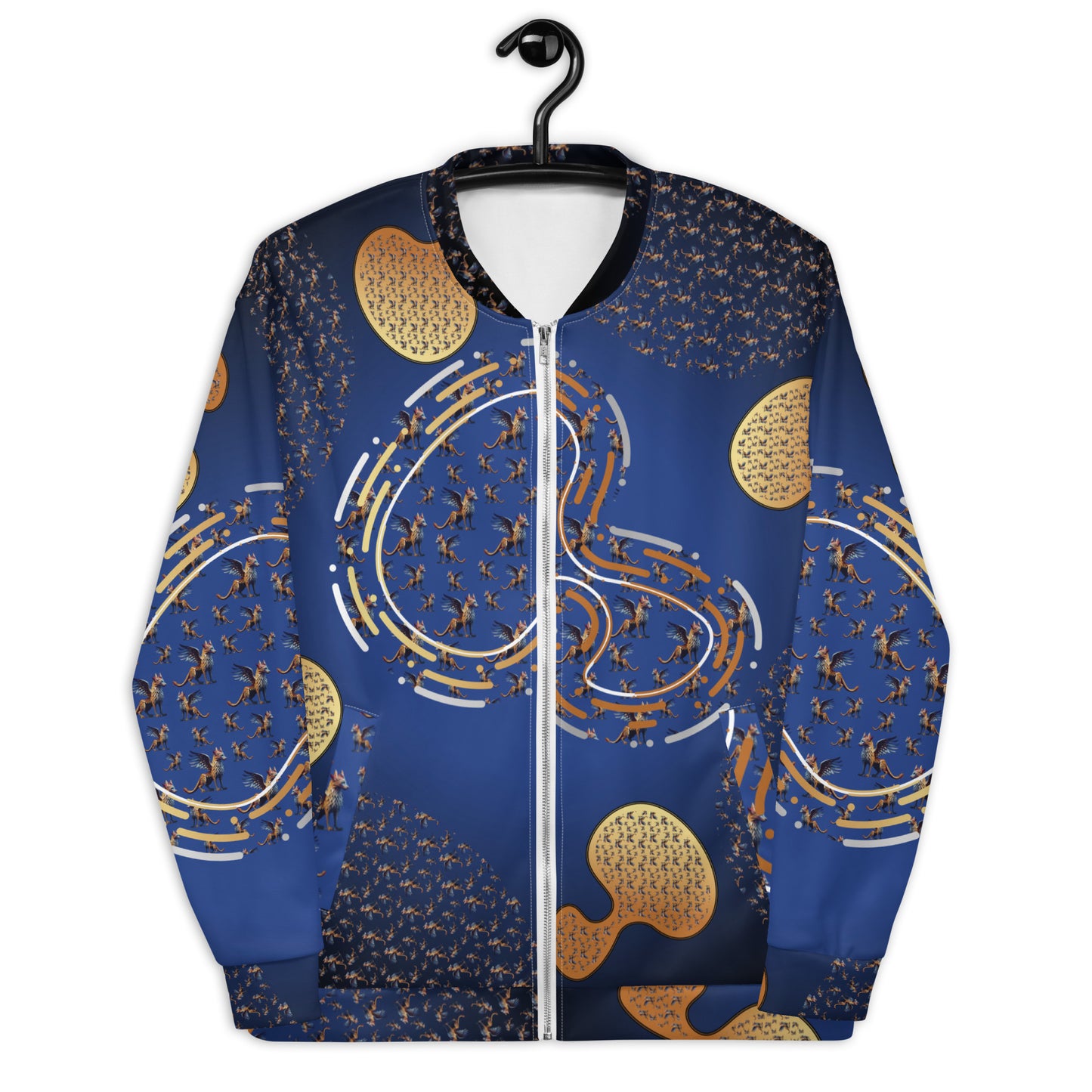 Unisex Bomber Jacket Kukloso Ancient Mythology No 3 Collage - Free Shipping