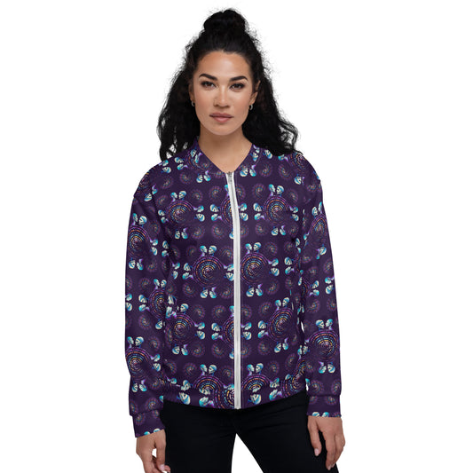 Unisex Bomber Jacket Kukloso Abstracticon No 20 A - Free Shipping