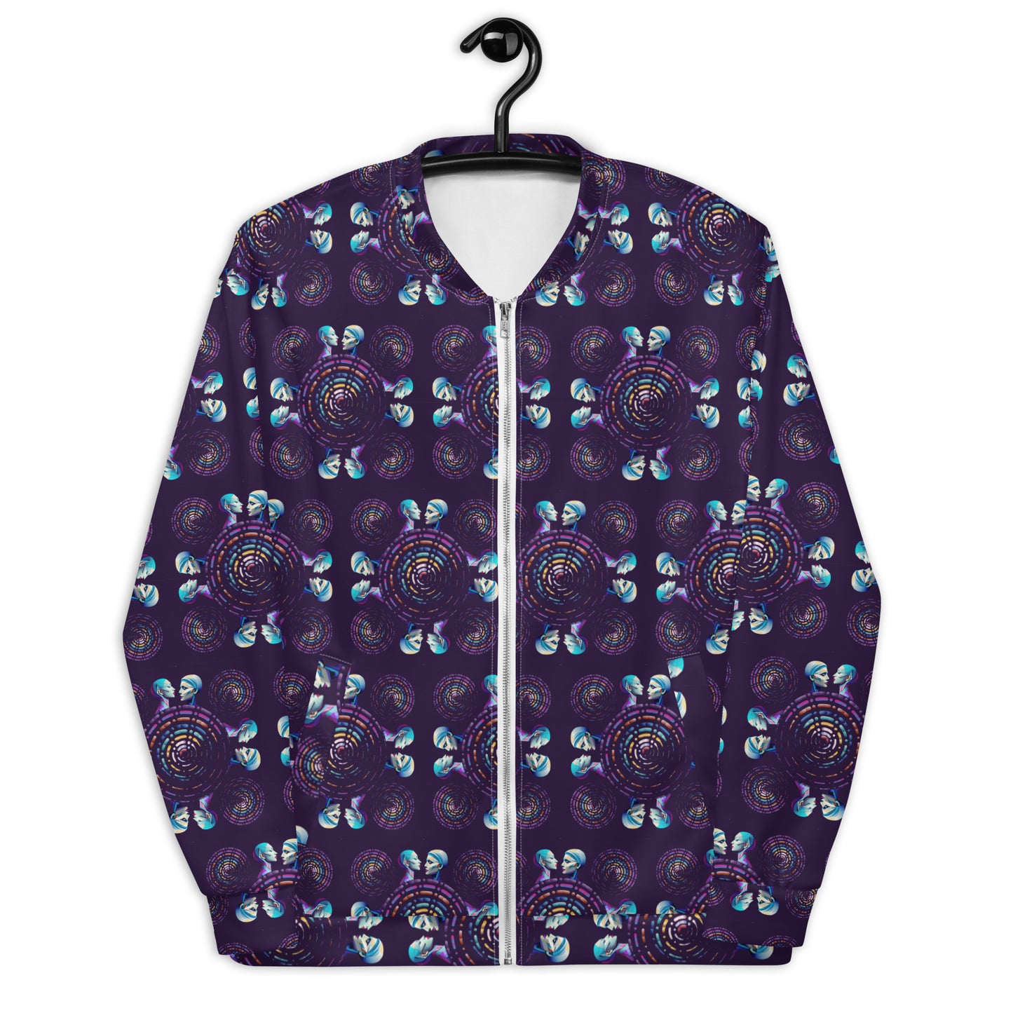 Unisex Bomber Jacket Kukloso Abstracticon No 20 A - Free Shipping