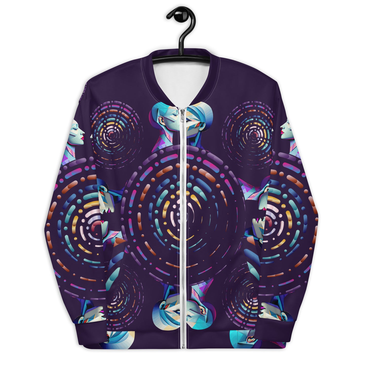 Unisex Bomber Jacket Kukloso Abstracticon No 20 - Free Shipping