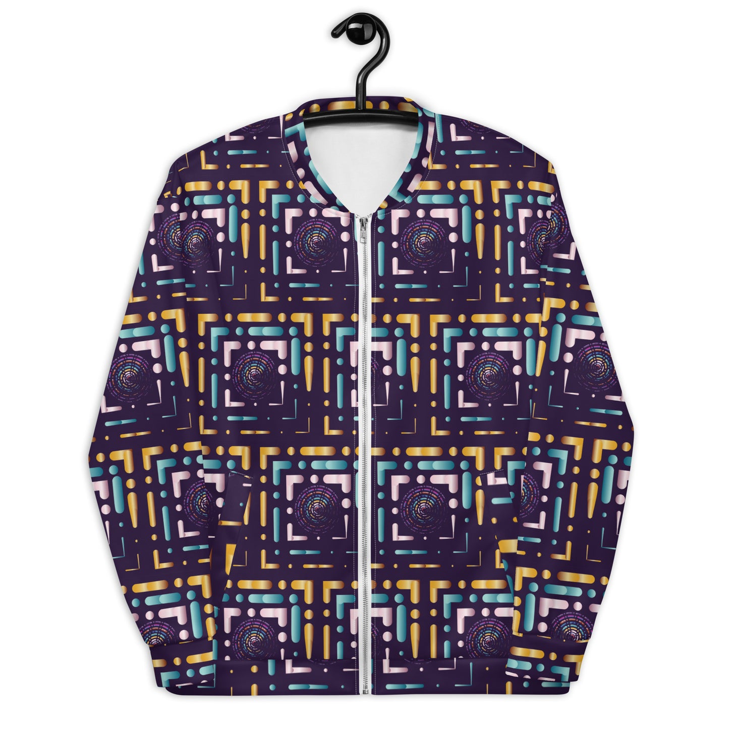 Unisex Bomber Jacket Kukloso Abstracticon No 19 A - Free Shipping