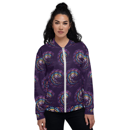 Unisex Bomber Jacket Kukloso Abstracticon No 18 A - Free Shipping