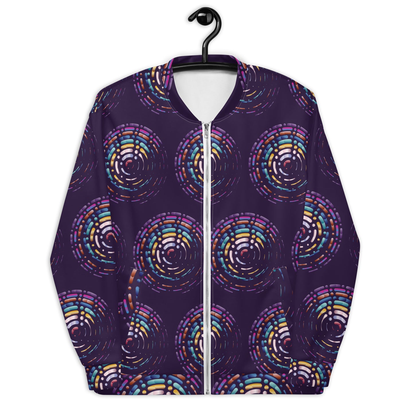 Unisex Bomber Jacket Kukloso Abstracticon No 18 A - Free Shipping