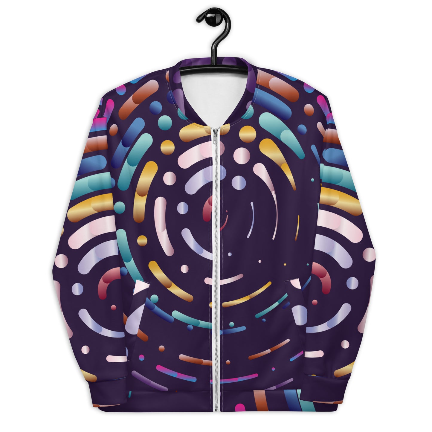 Unisex Bomber Jacket Kukloso Abstracticon No 18 - Free Shipping