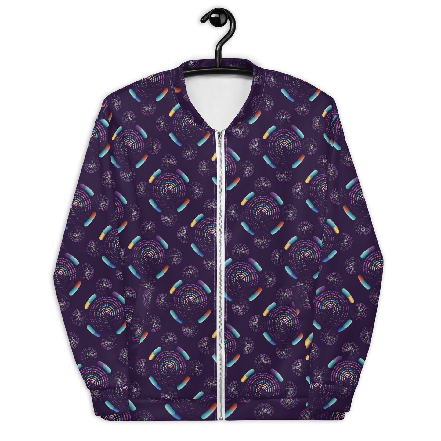 Unisex Bomber Jacket Kukloso Abstracticon No 17 A - Free Shipping