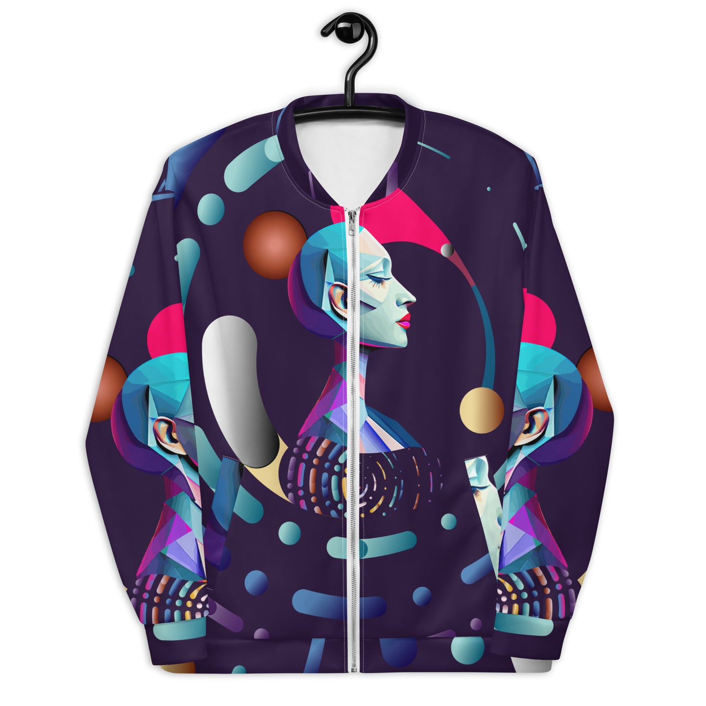 Unisex Bomber Jacket Kukloso Abstracticon No 15 - Free Shipping