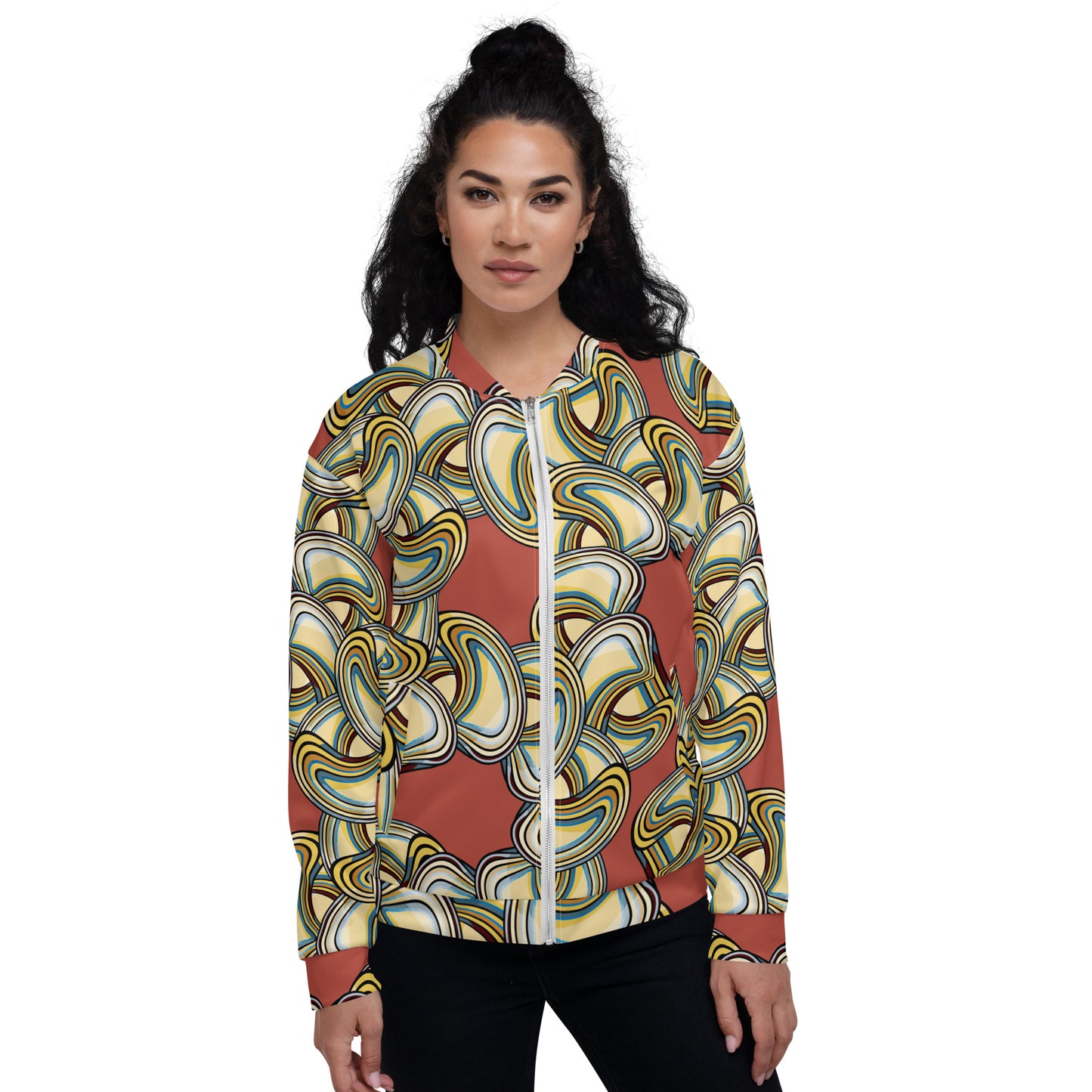 Unisex Bomber Jacket Kukloso Abstracticon No 11 - Free Shipping