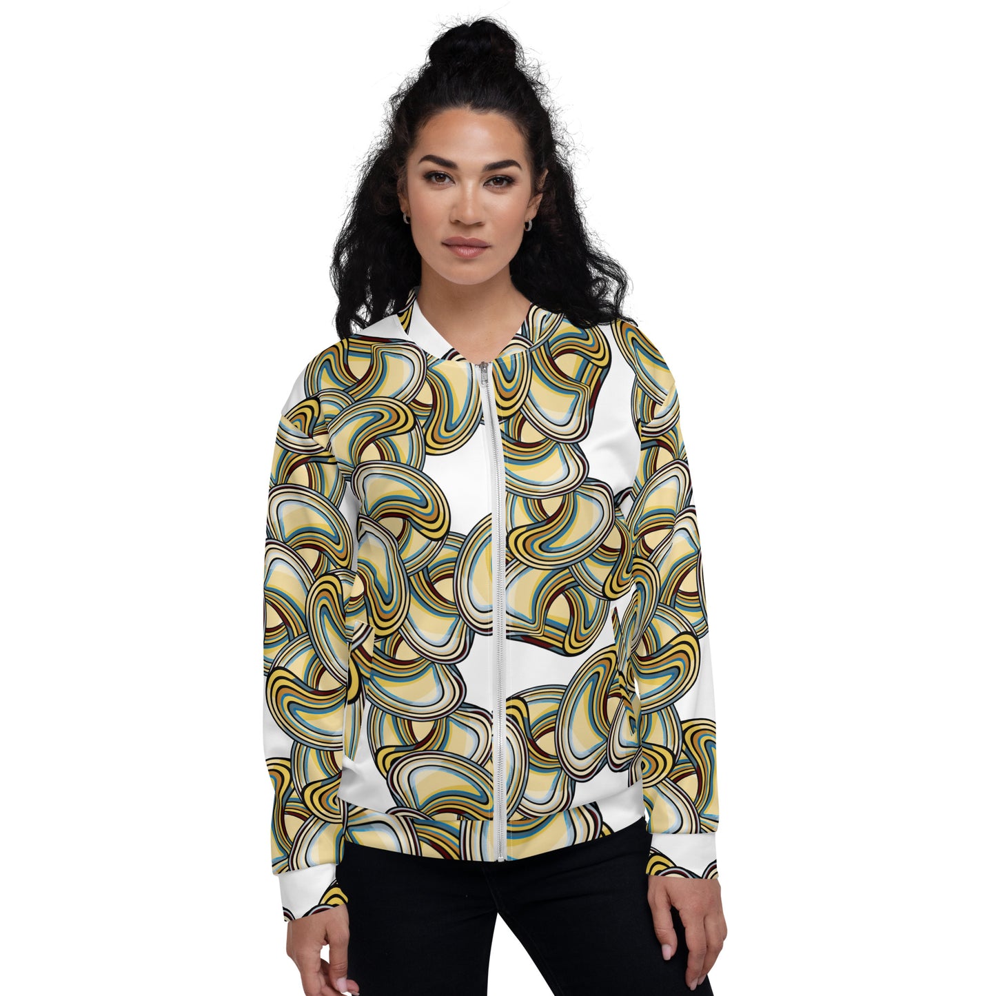 Unisex Bomber Jacket Kukloso Abstracticon No 10 - Free Shipping