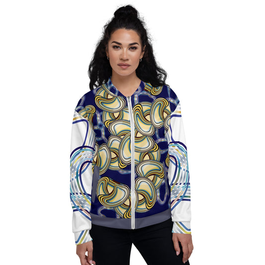 Unisex Bomber Jacket Kukloso Abstracticon No 9 - Free Shipping