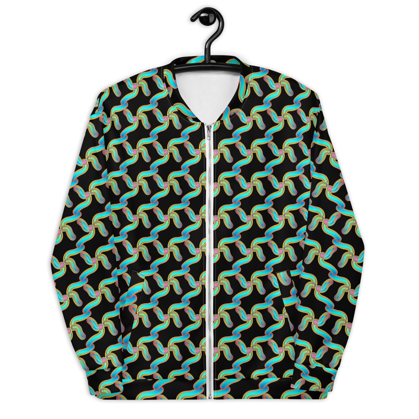 Unisex Bomber Jacket Kukloso Abstracticon No 7 - Free Shipping