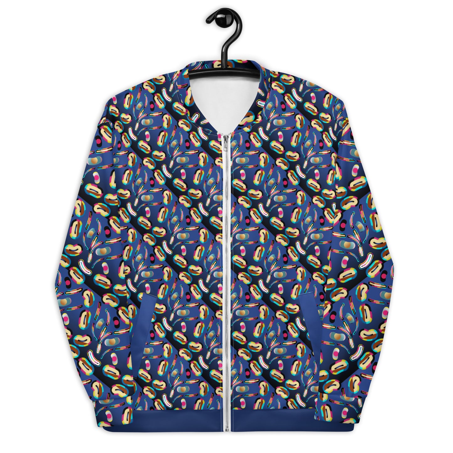 Unisex Bomber Jacket Kukloso Abstracticn No 6 A Small Pattern - Free Shipping