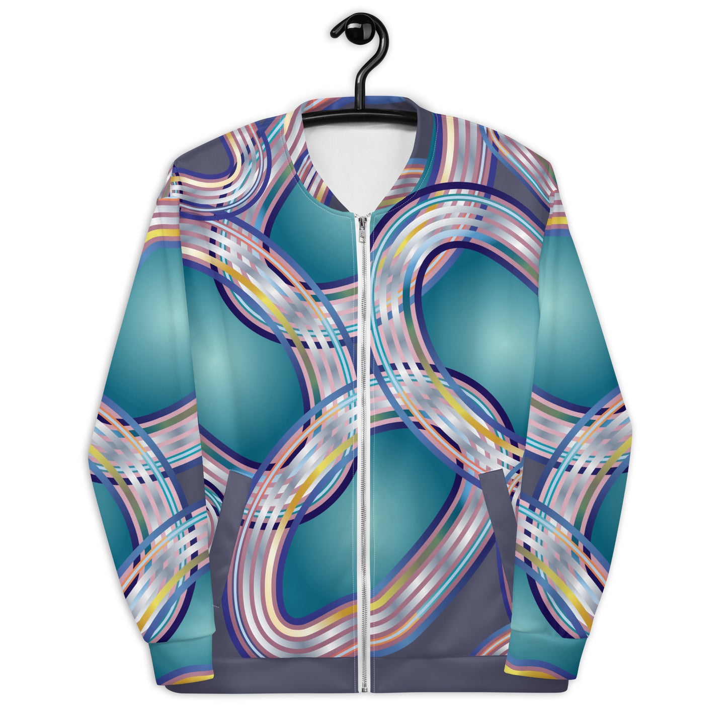 Unisex Bomber Jacket Kuklooso Abstracticon No 1 - Free Shipping