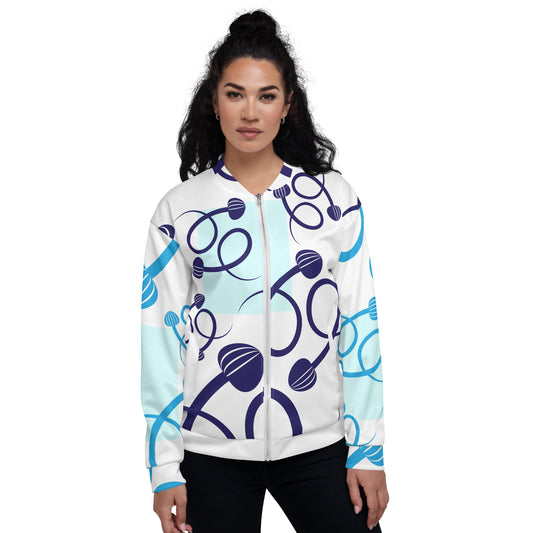 Unisex Bomber Jacket Kukloso Abstractical No 275 - Free Shipping