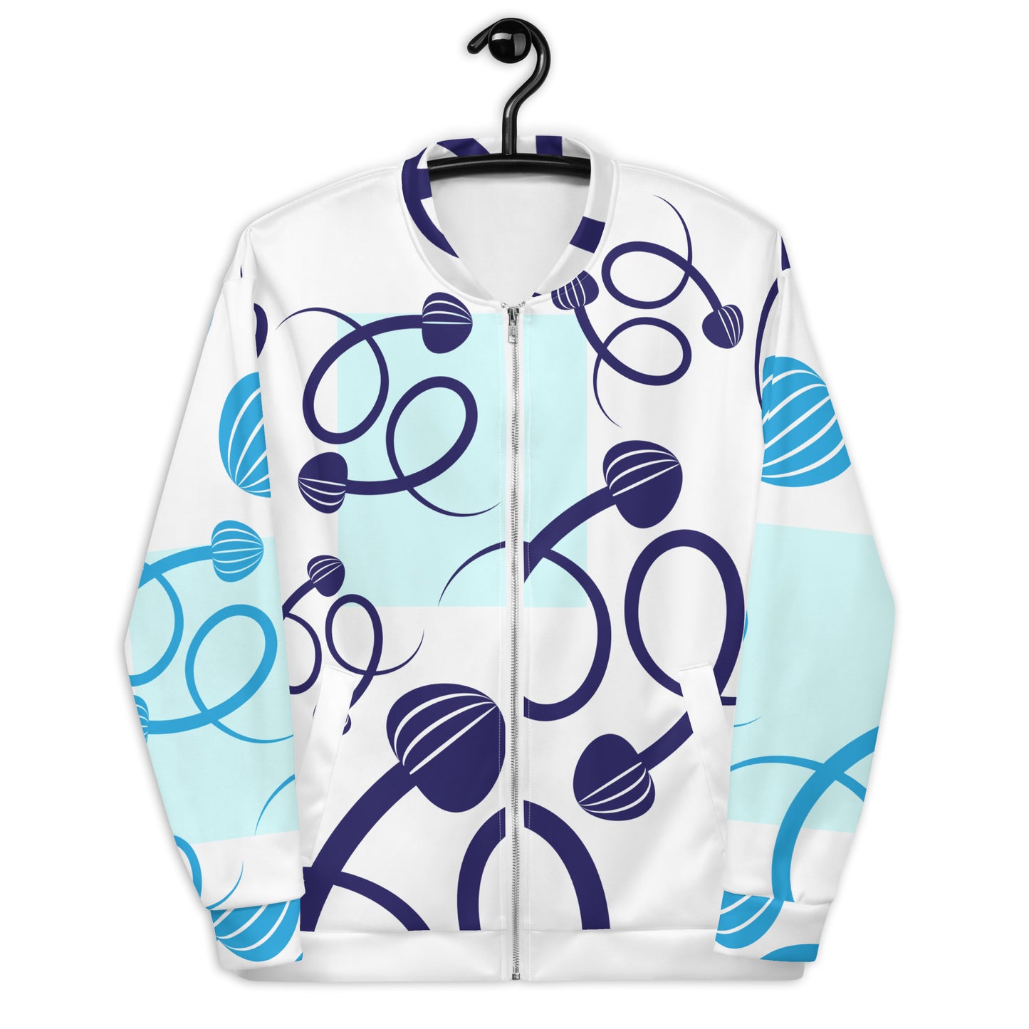 Unisex Bomber Jacket Kukloso Abstractical No 275 - Free Shipping