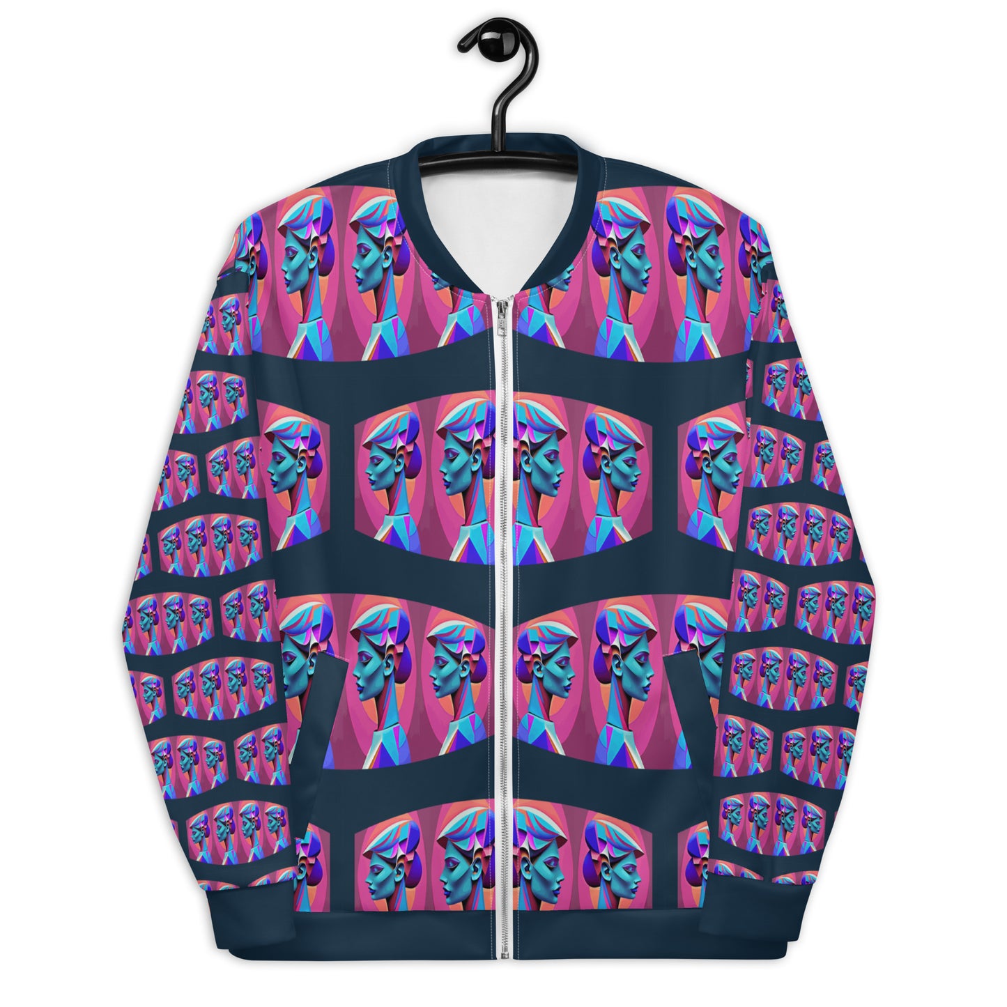 Unisex Bomber Jacket Kukloso Abstracticon No 24 - Free Shipping