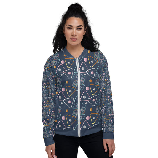 Unisex Bomber Jacket Kukloso Abstracticon No 30 - Free Shipping