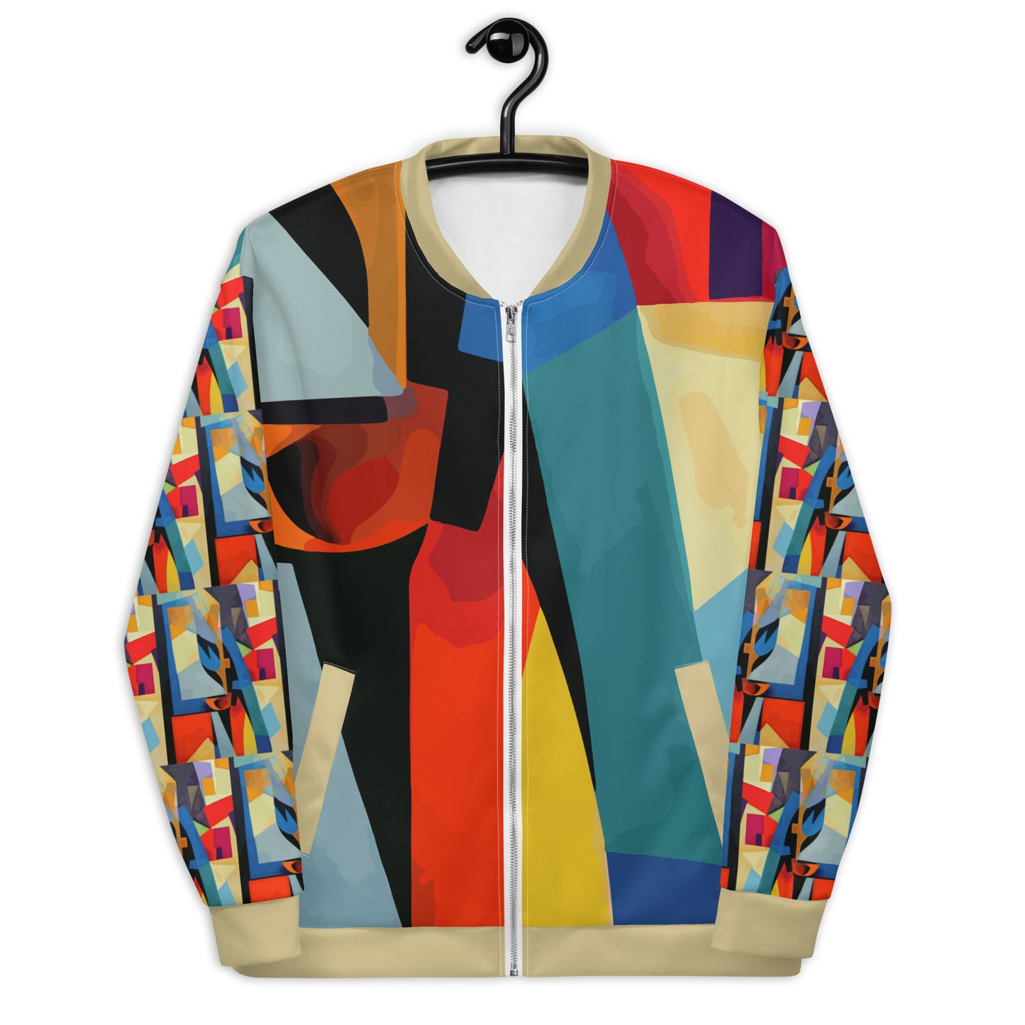 Unisex Bomber Jacket Kukloso Abstracticon No 35 - Free Shipping