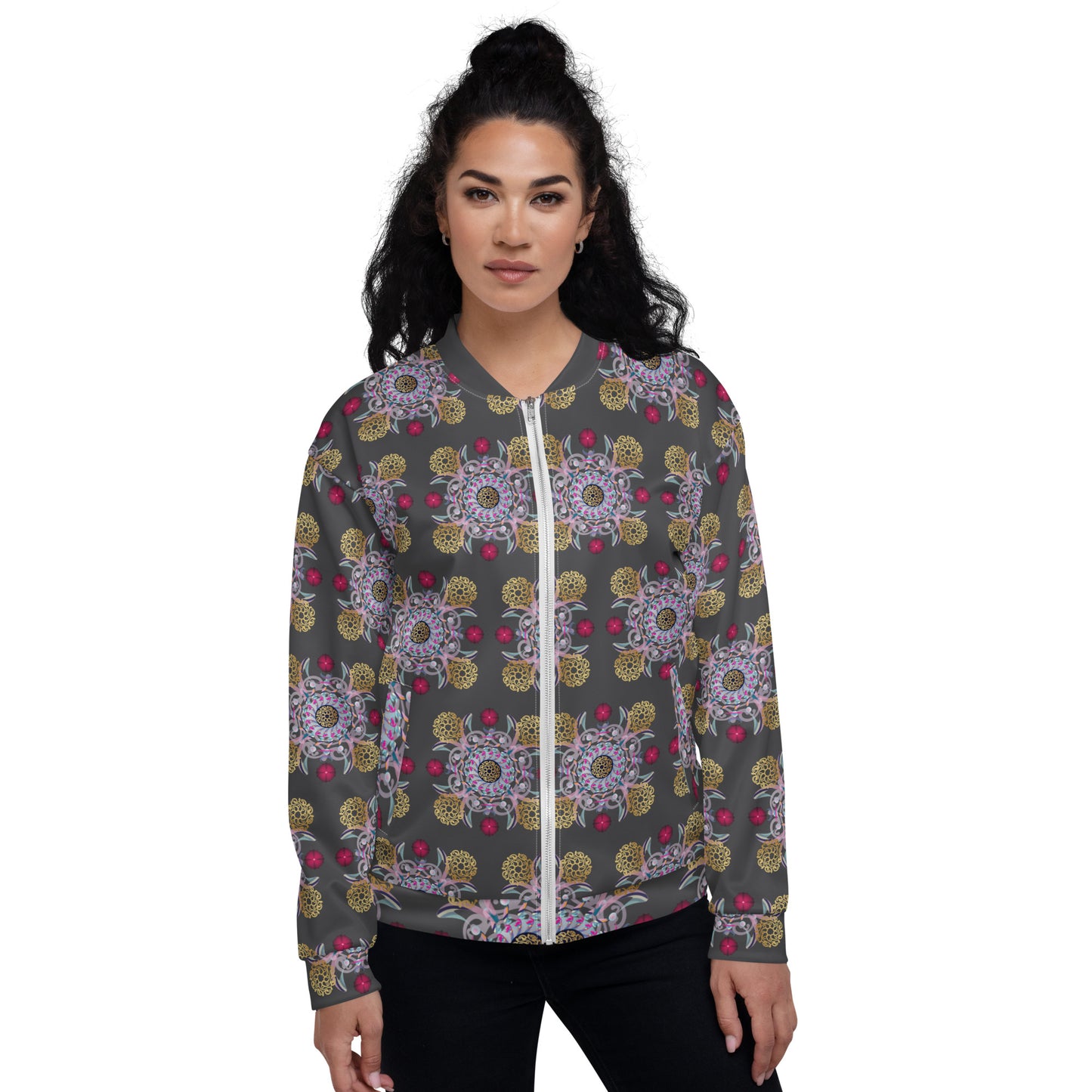 Unisex Bomber Jacket Kukloso Abstractical No 17 - Free Shipping