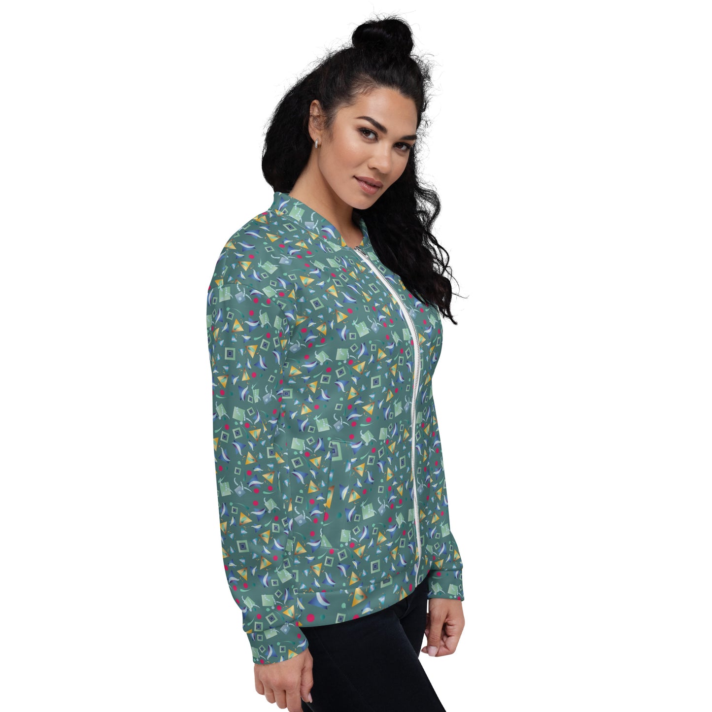 Unisex Bomber Jacket Kukloso Whimsical No 11 E Free Shipping