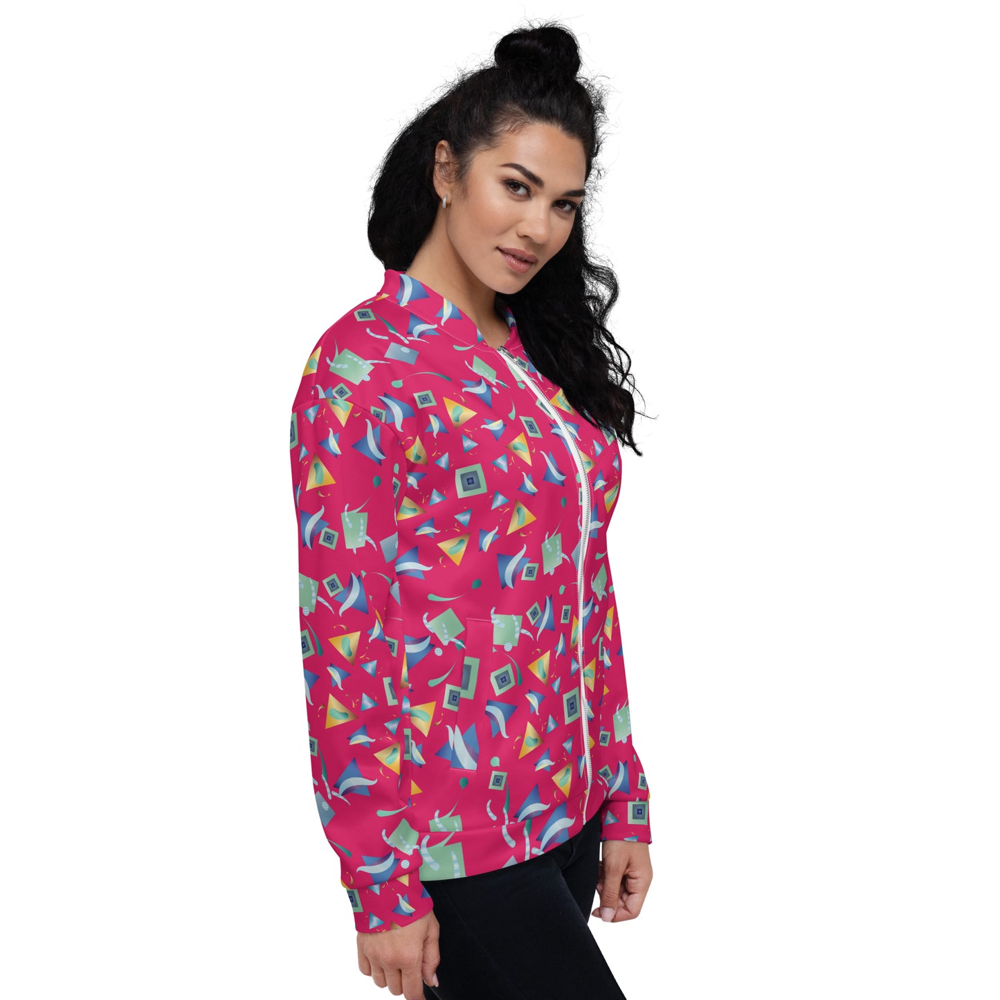 Unisex Bomber Jacket Kukloso Whimsical No 11 F Free Shipping