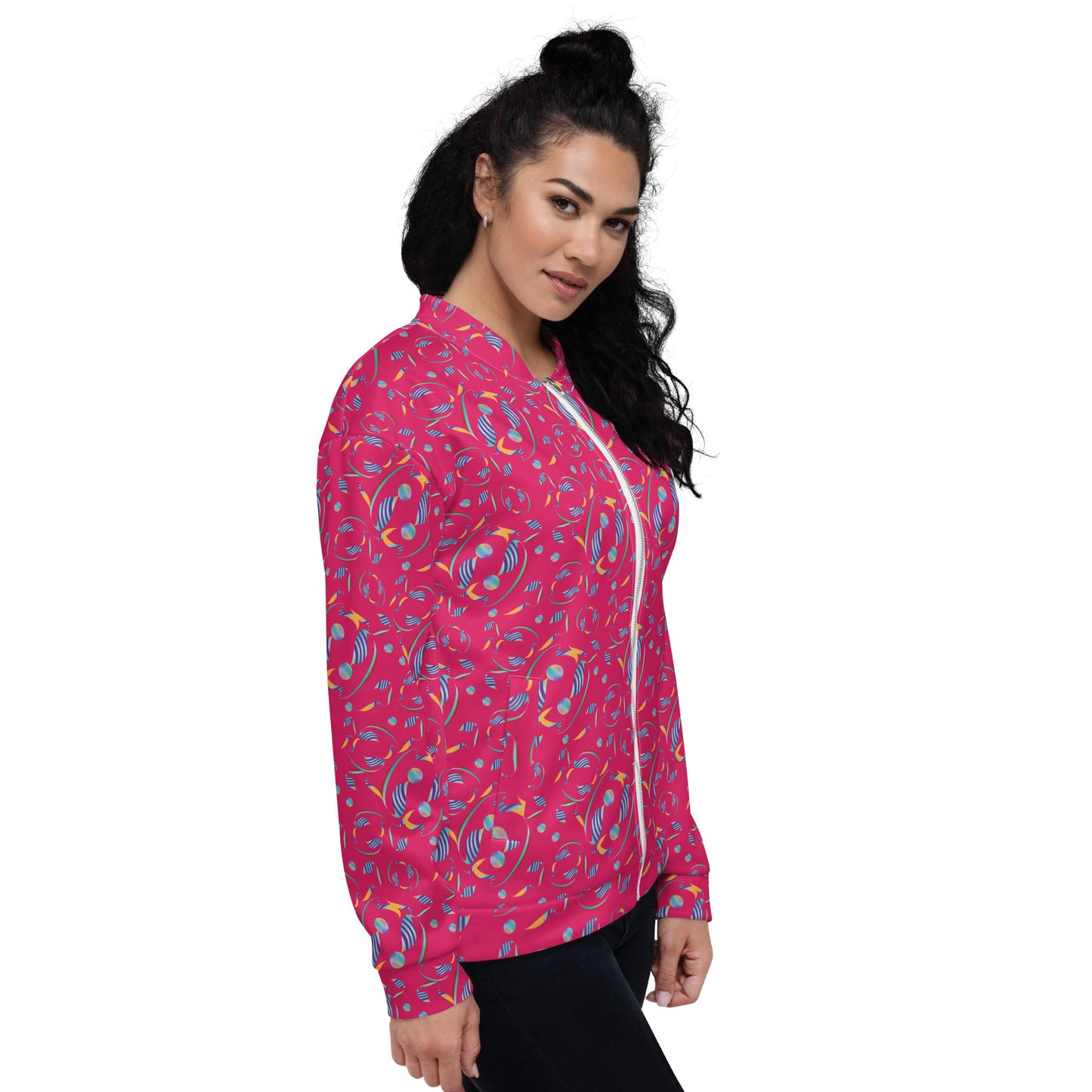 Unisex Bomber Jacket Kukloso Whimsical No 80 A Free Shipping Product