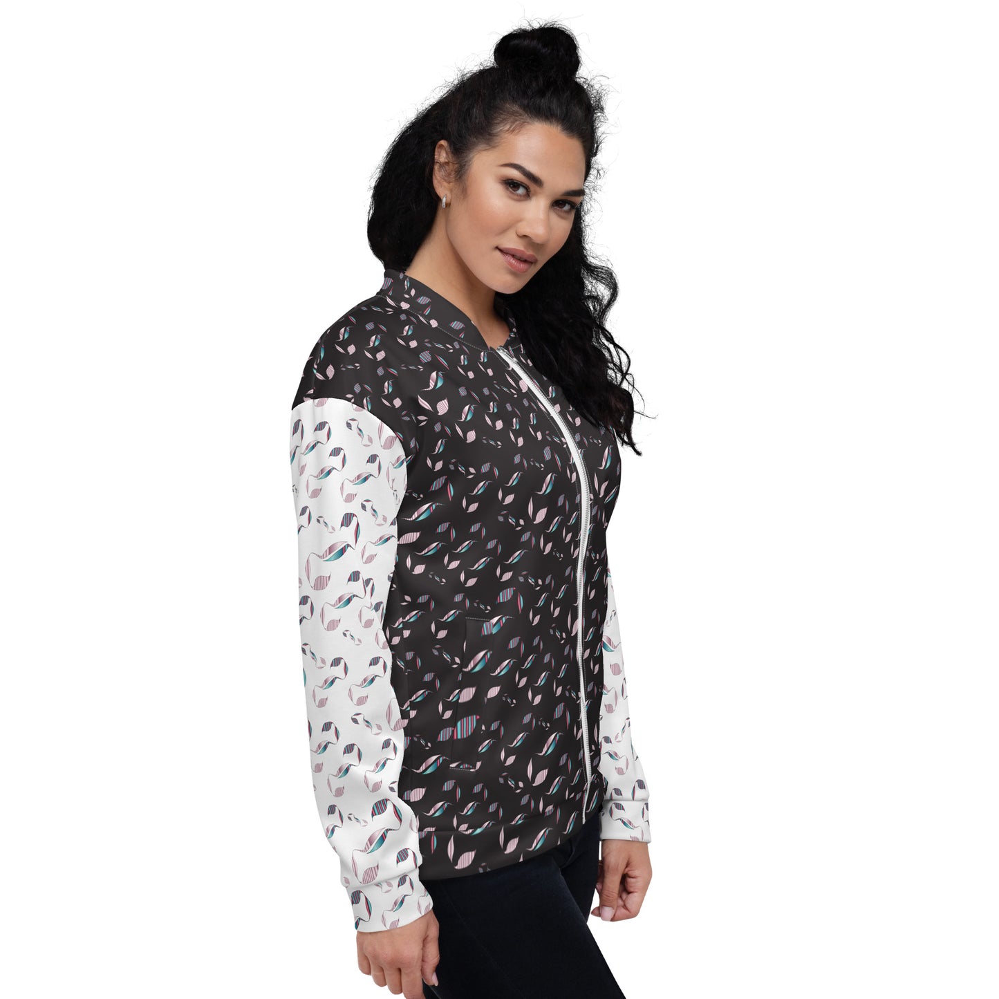 Unisex Bomber Jacket Kukloso Abstractical No 238 - Free Shipping