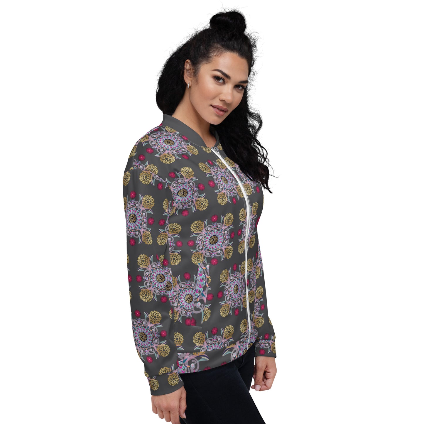 Unisex Bomber Jacket Kukloso Abstractical No 17 - Free Shipping