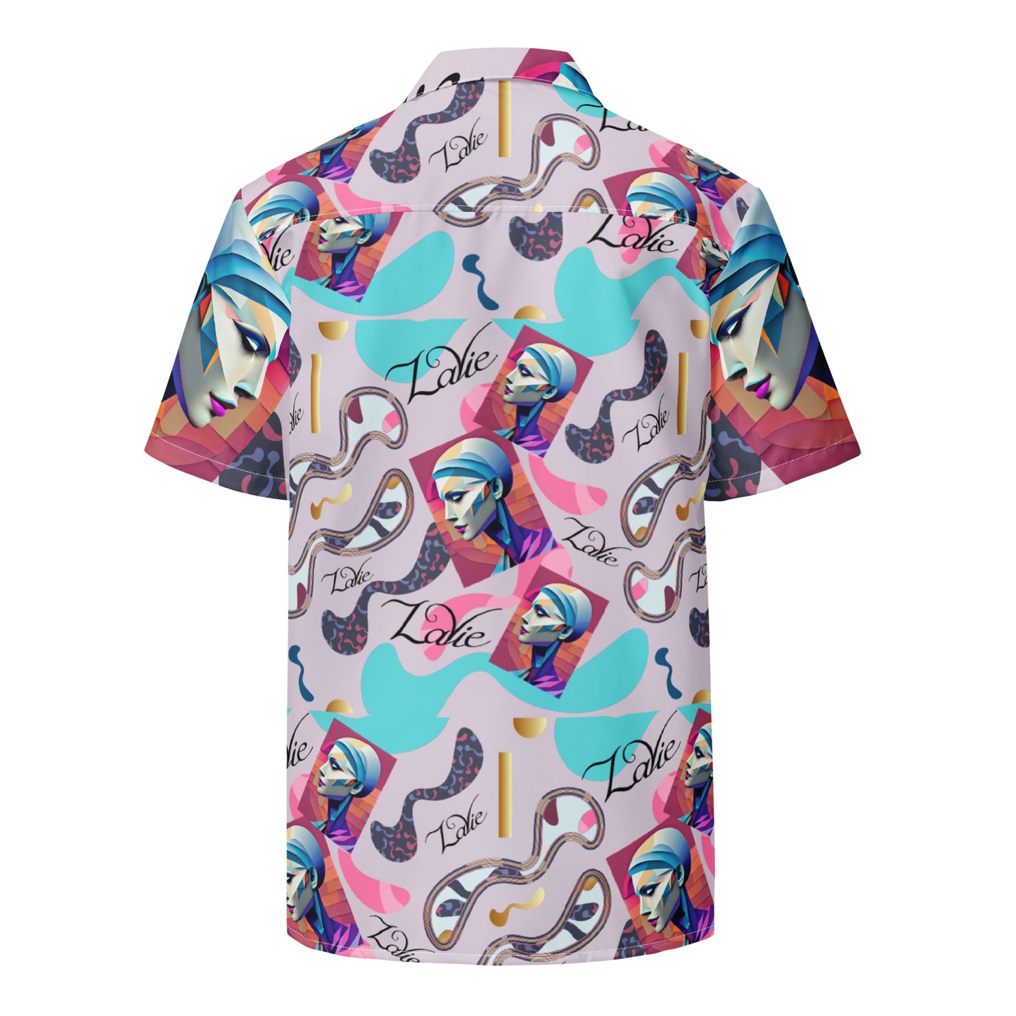 Unisex button shirt Kukloso Color Maze No 5 - Free Shipping