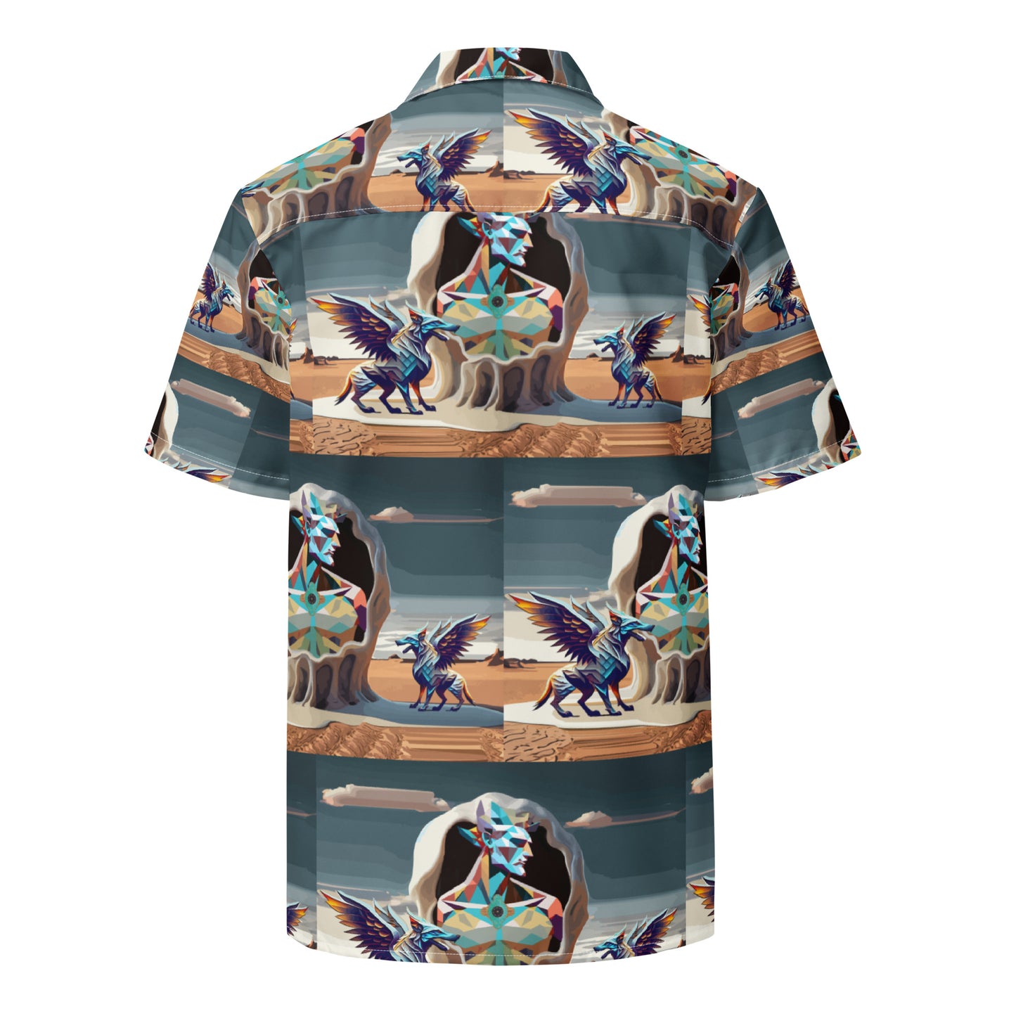 Unisex button shirt Kukloso The Space Gryphons on Guard - Free Shipping