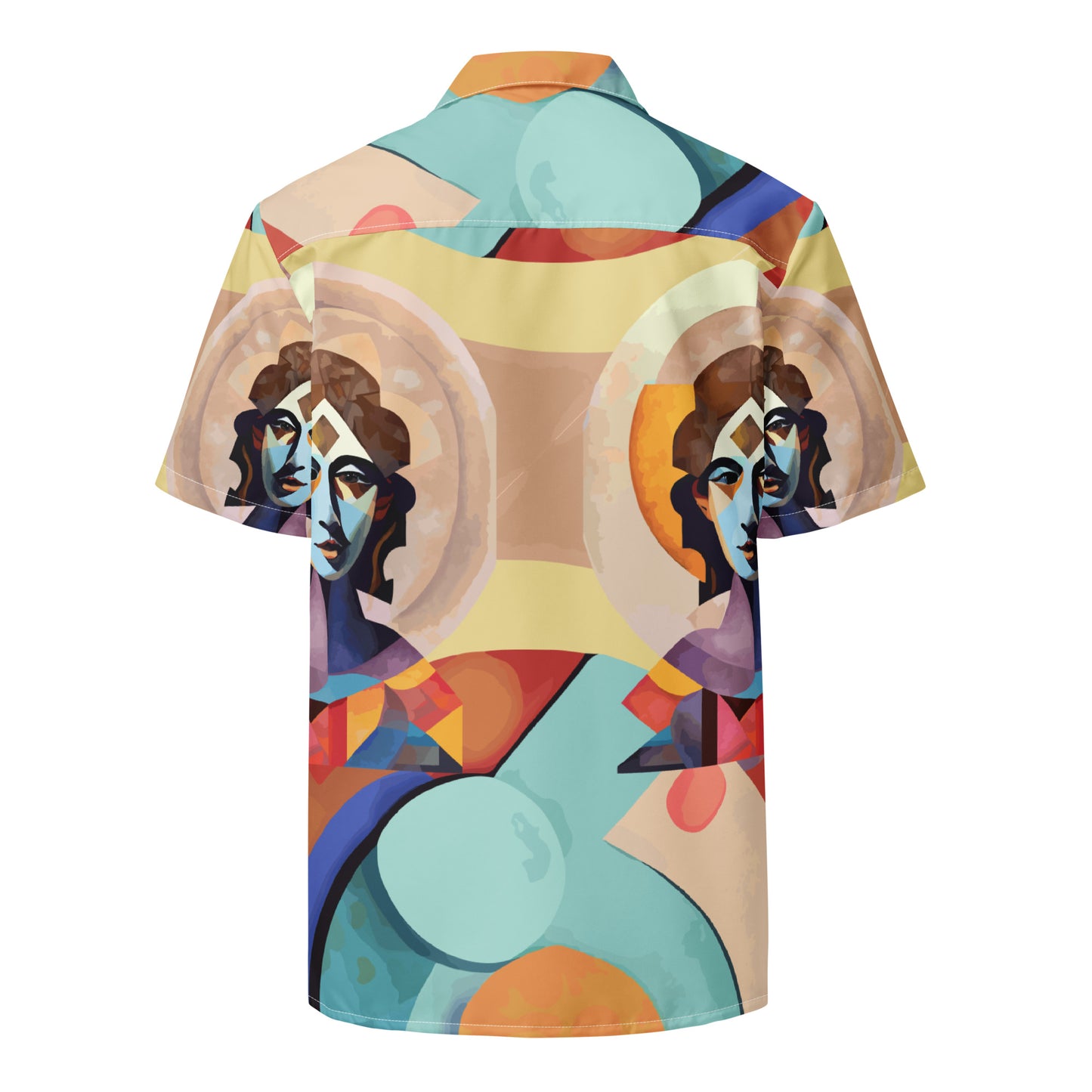 Unisex button shirt Kukloso Abstracticon No 28 - Free Shipping