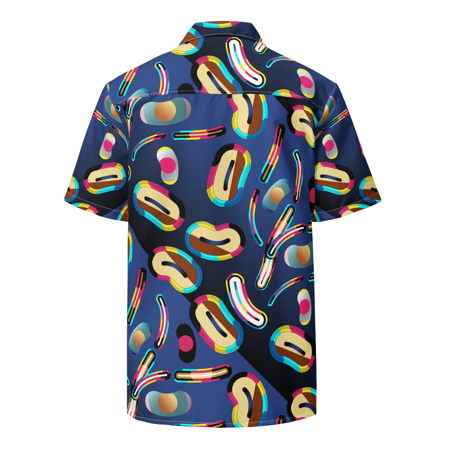 Unisex button shirt Kukloso Abstracticon No 6 - Free Shipping