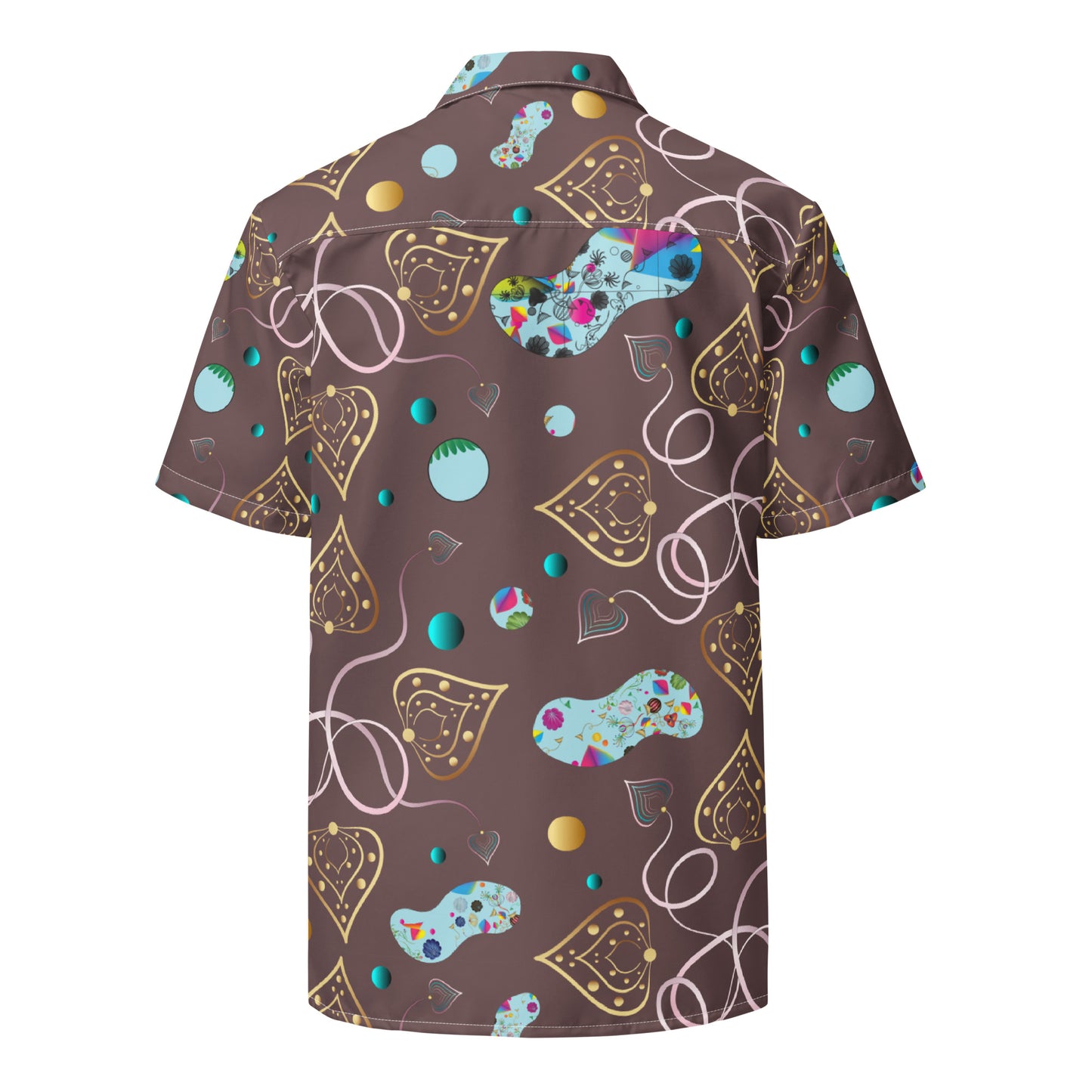 Unisex button shirt Kukloso Abstractical No 24/25 - Free Shipping