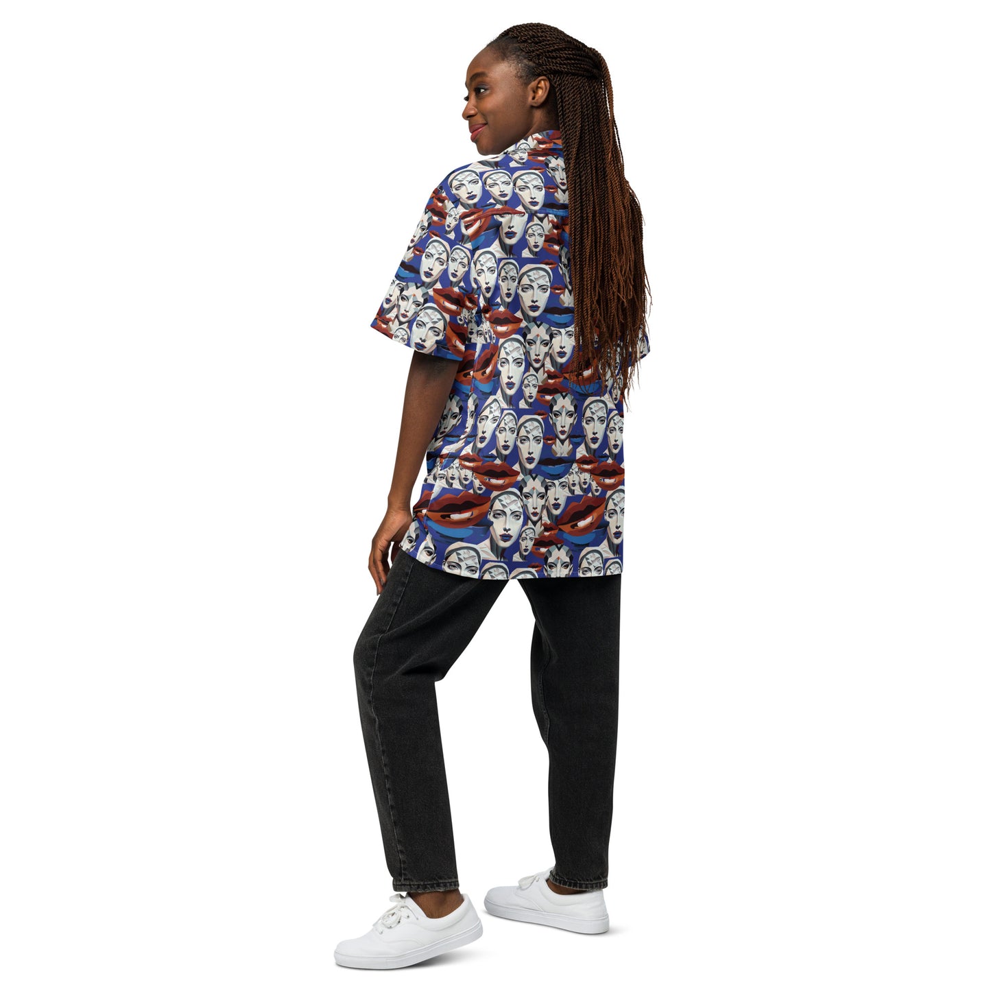 Unisex button shirt Kukloso Space Kisser No 1 - Free Shipping