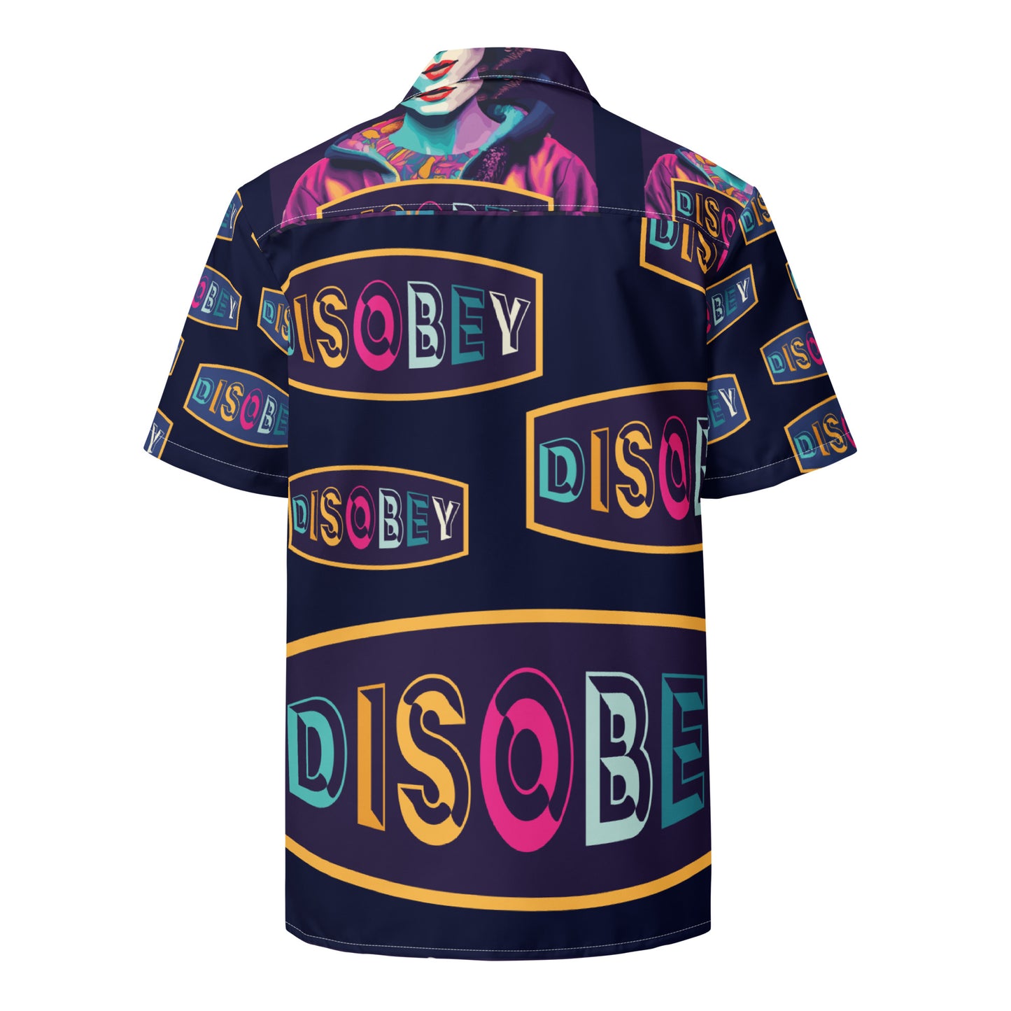 Unisex button shirt Kukloso Disobey No 1/3 - Free Shipping