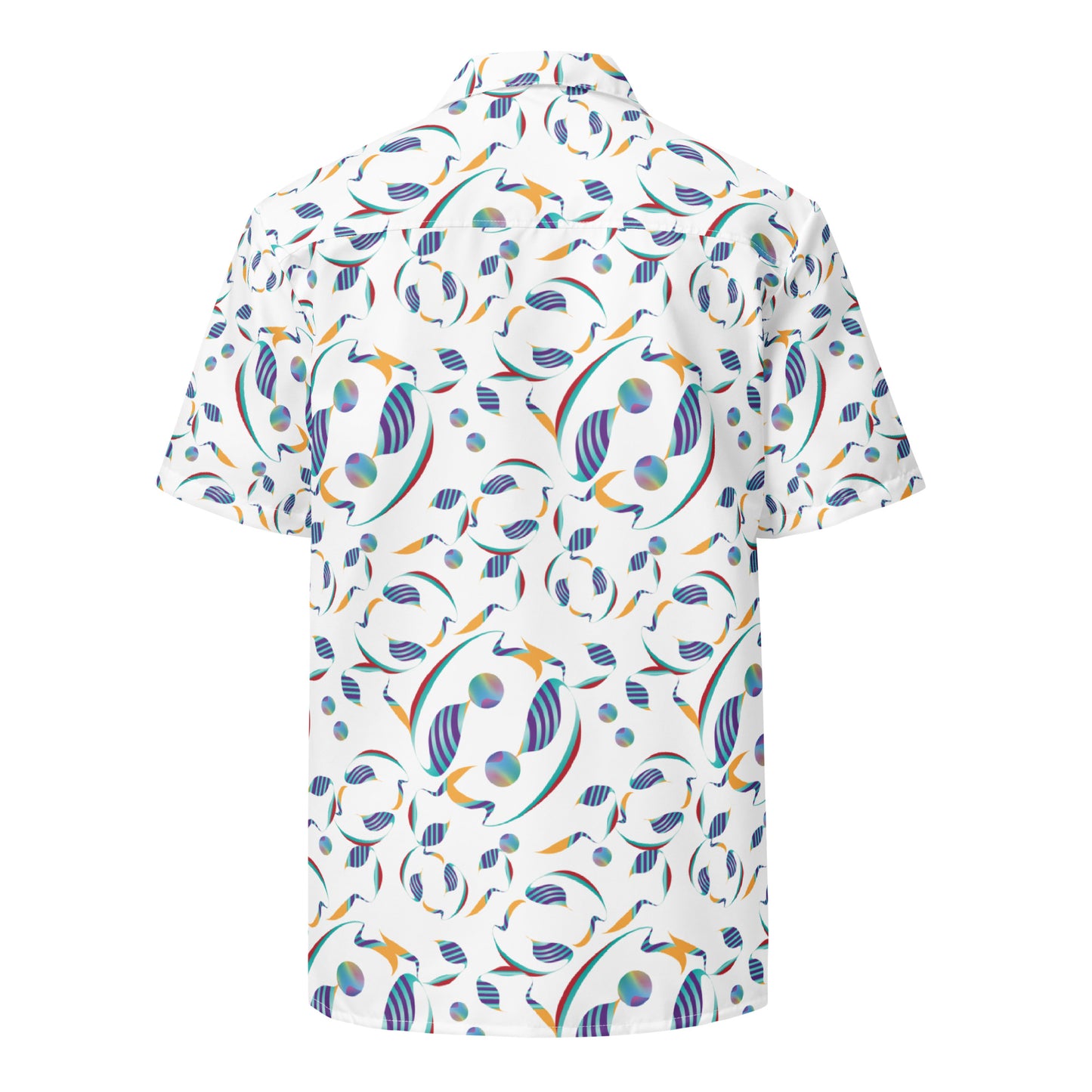 Unisex button shirt  Kukloso Whimsical No 80 D - Free Shipping