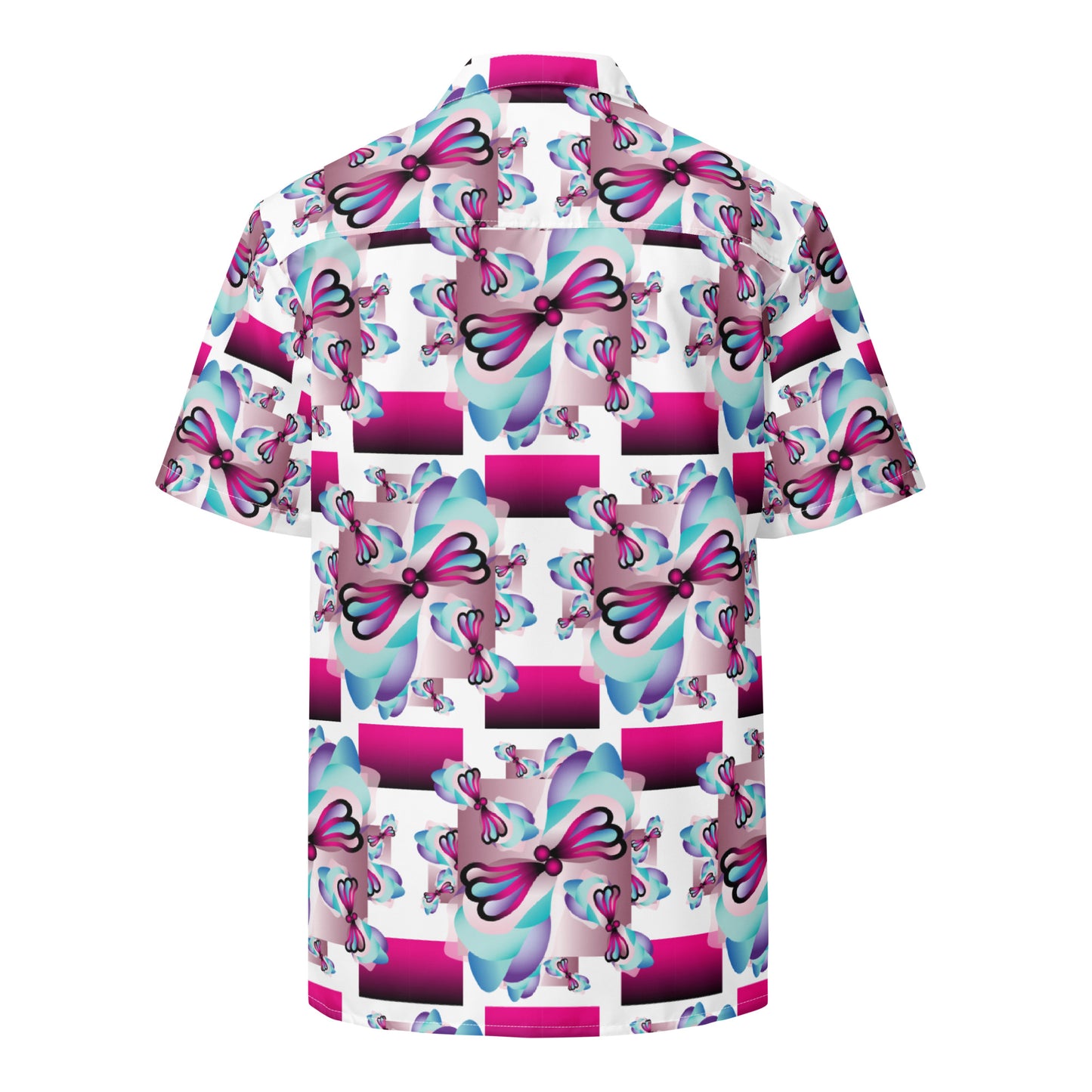 Unisex button shirt Kukloso Whimsical No 32 A - Free Shipping