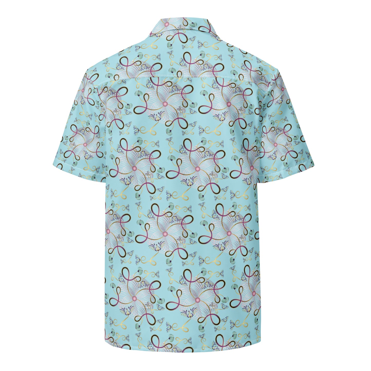 Unisex button shirt  Kukloso Whimsical No 25 A - Free Shipping