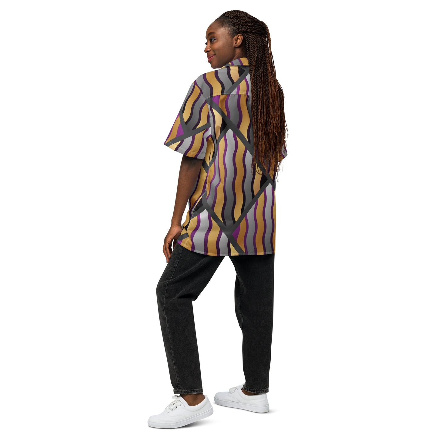 Unisex button shirt Kukloso Abstractical No 32 - Free Shipping