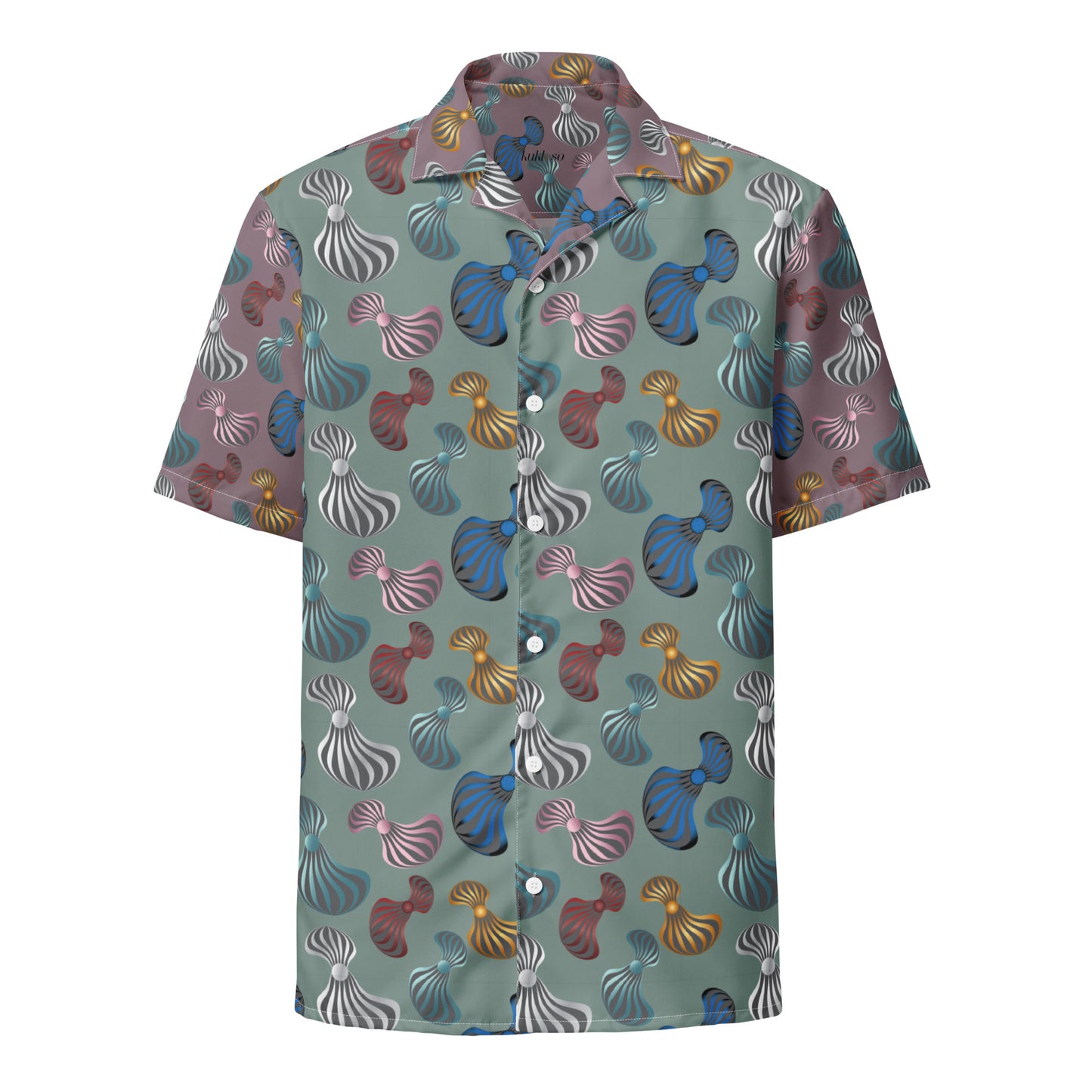 Unisex button shirt Kukloso Whimsical No 75 C - Free Shipping