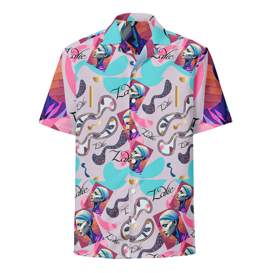 Unisex button shirt Kukloso Color Maze No 5 - Free Shipping