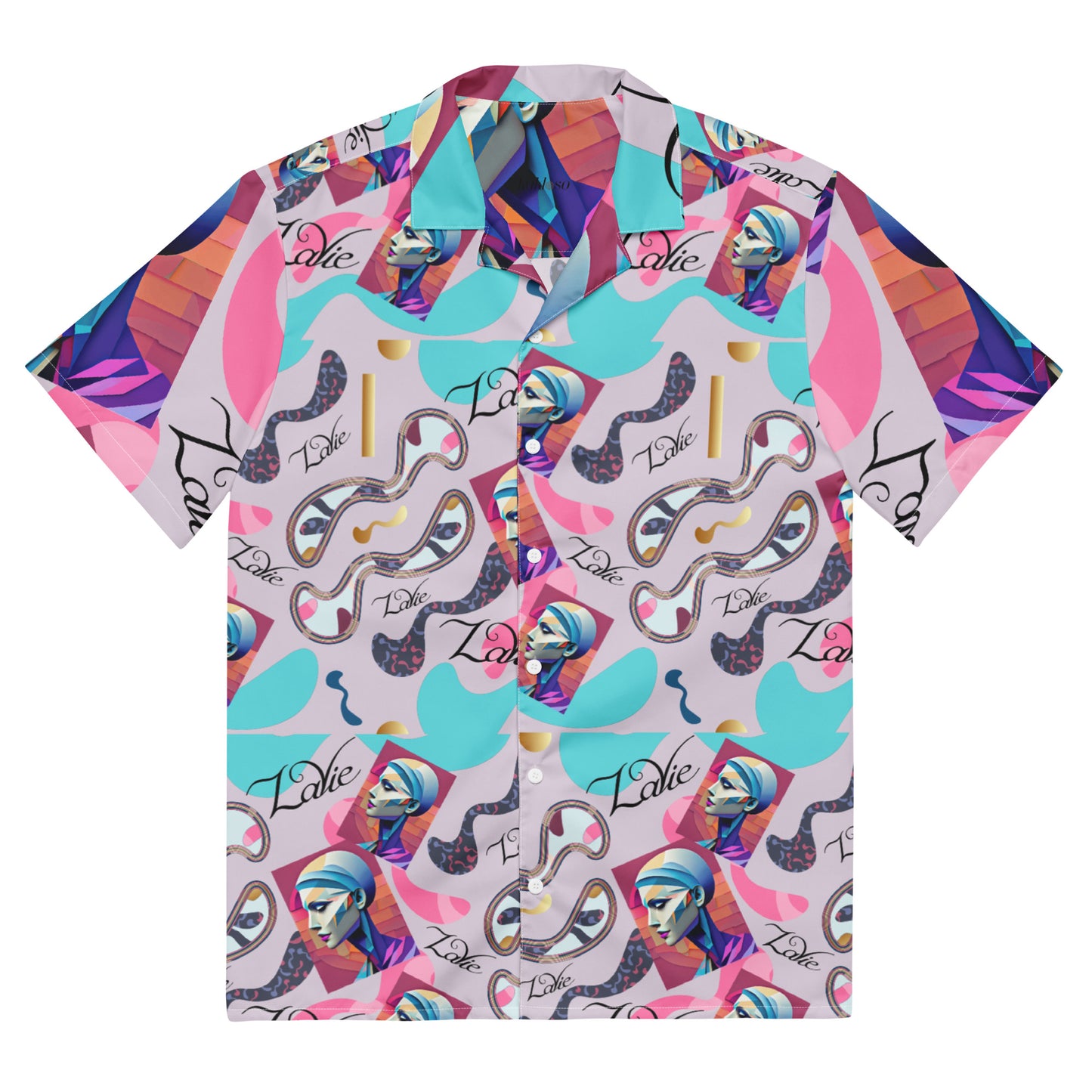 Unisex button shirt Kukloso Color Maze No 5 - Free Shipping